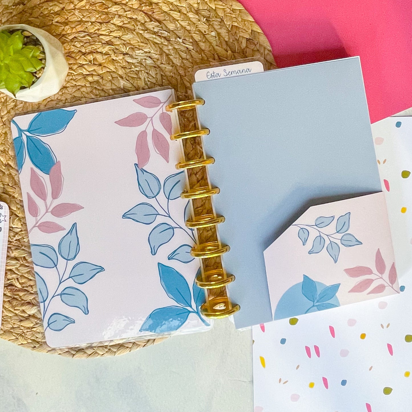 Cuaderno Discos 68 Floral
