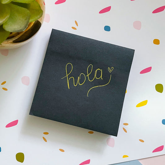 Notas adhesivas (Post-it) negras