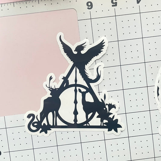 Vinilo adhesivo decorativo ¨Reliquias de la muerte¨