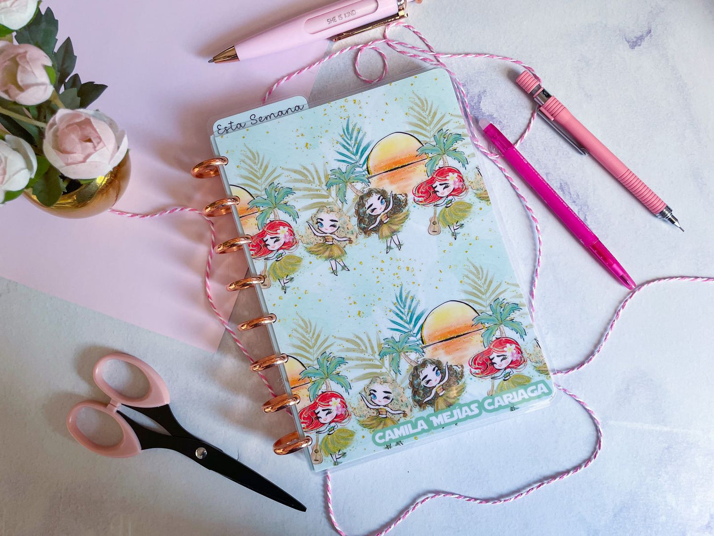 Cuaderno Discos Tropical