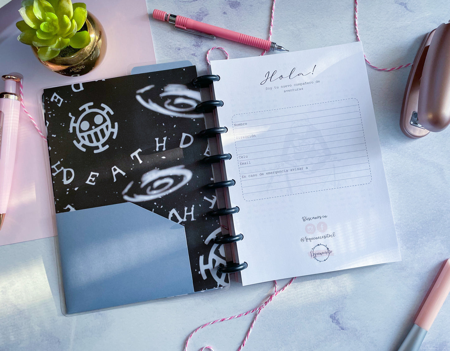 Cuaderno Discos Trafalgar Law