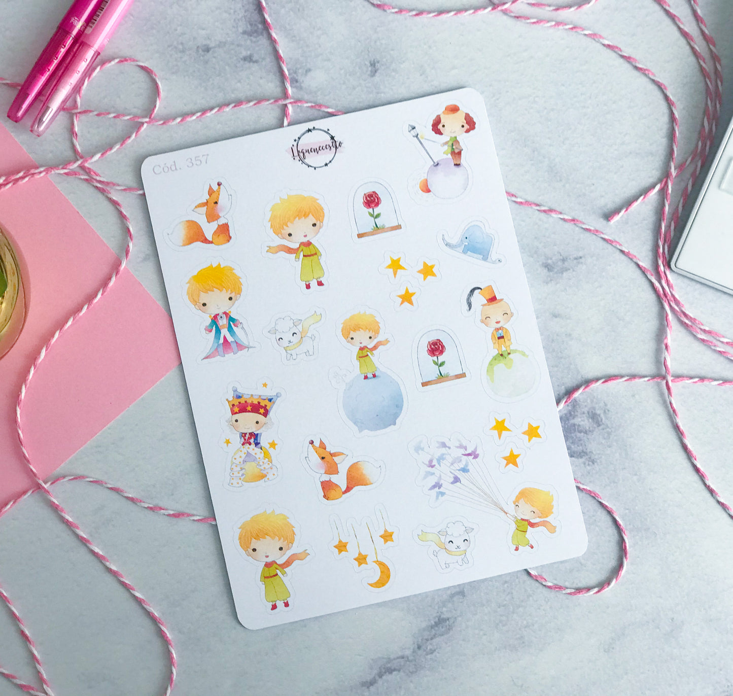Sticker decorativo principito 357