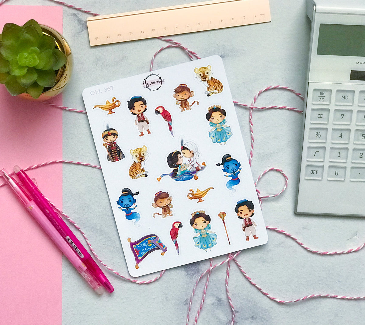 Sticker aladdin 367