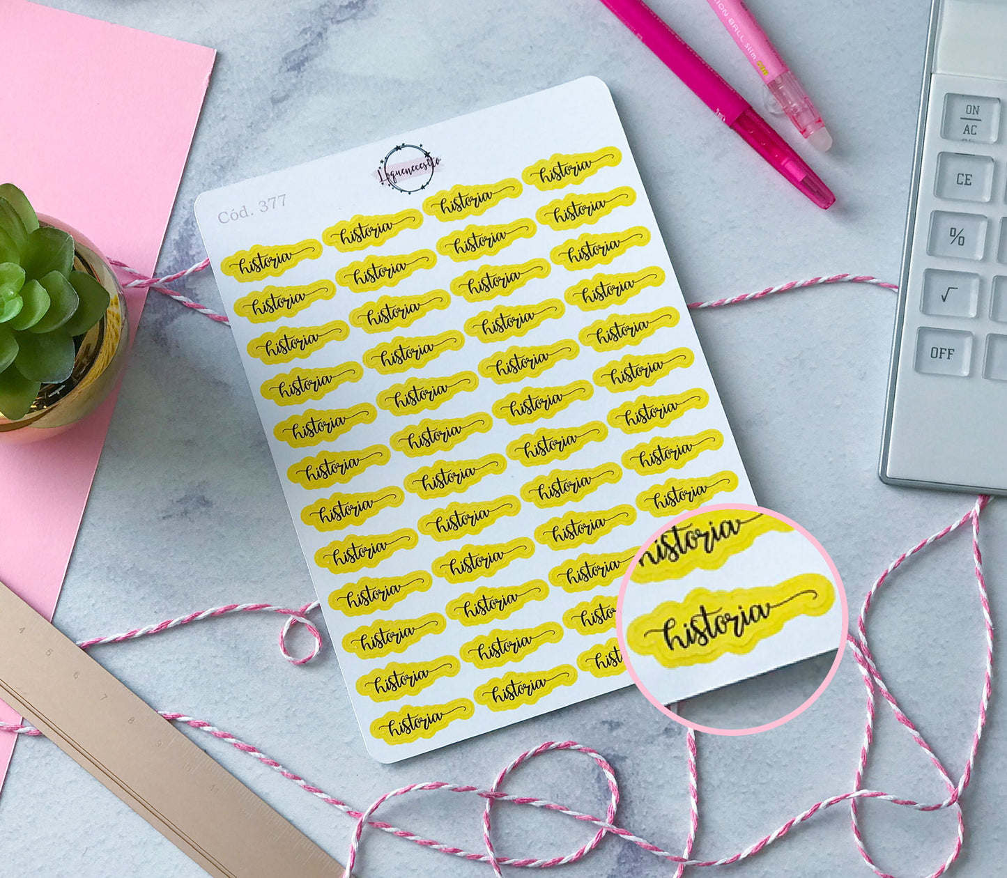 Sticker Historia (docente) 377