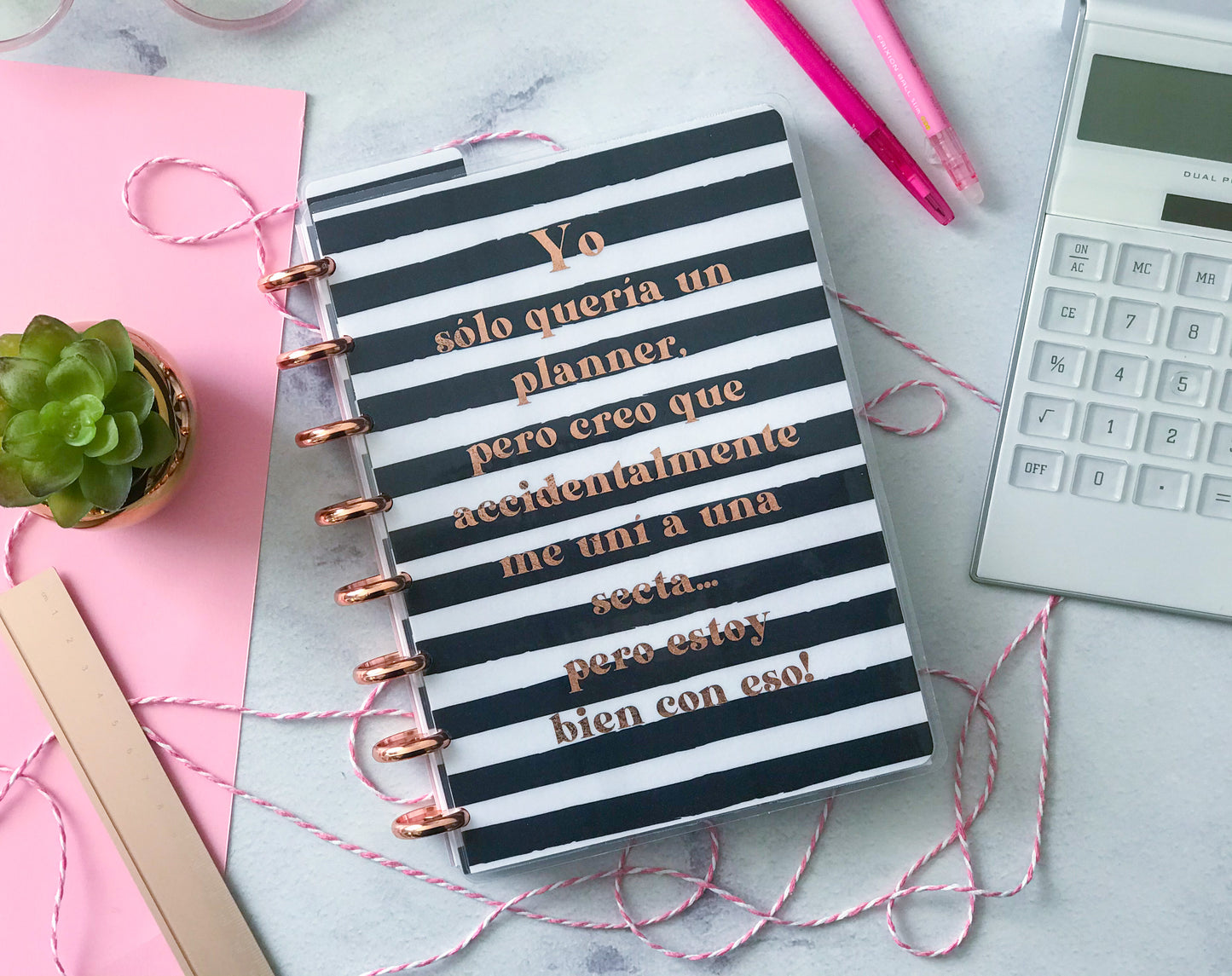 Cuaderno Discos Planner Addict