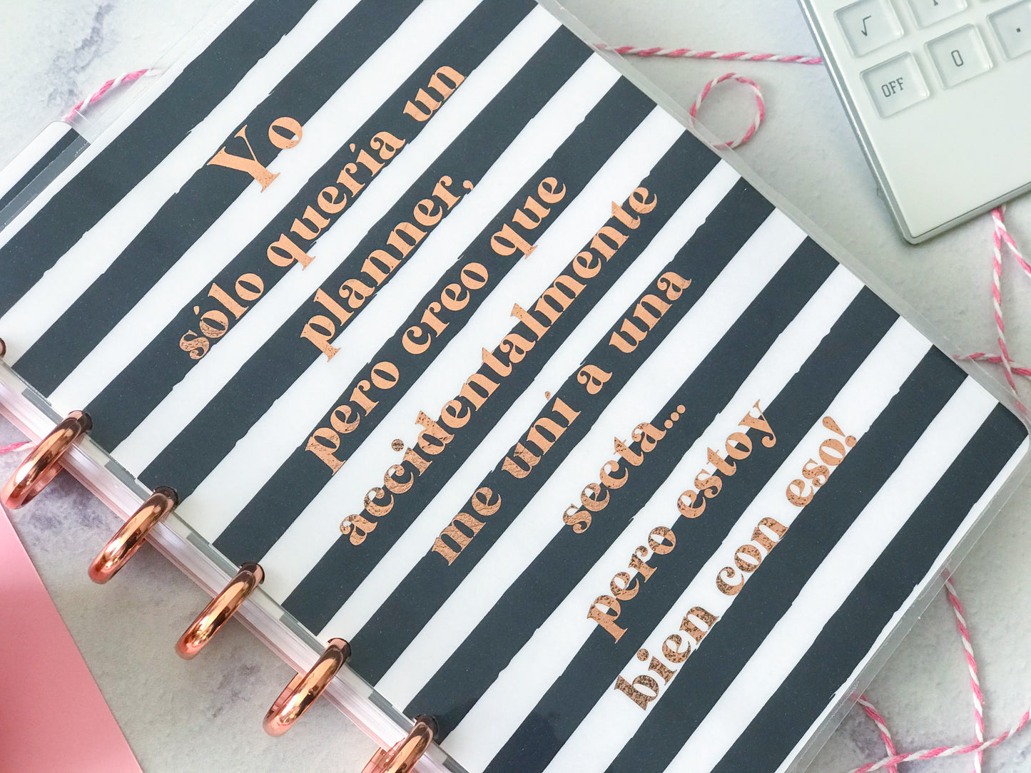 Cuaderno Discos Planner Addict