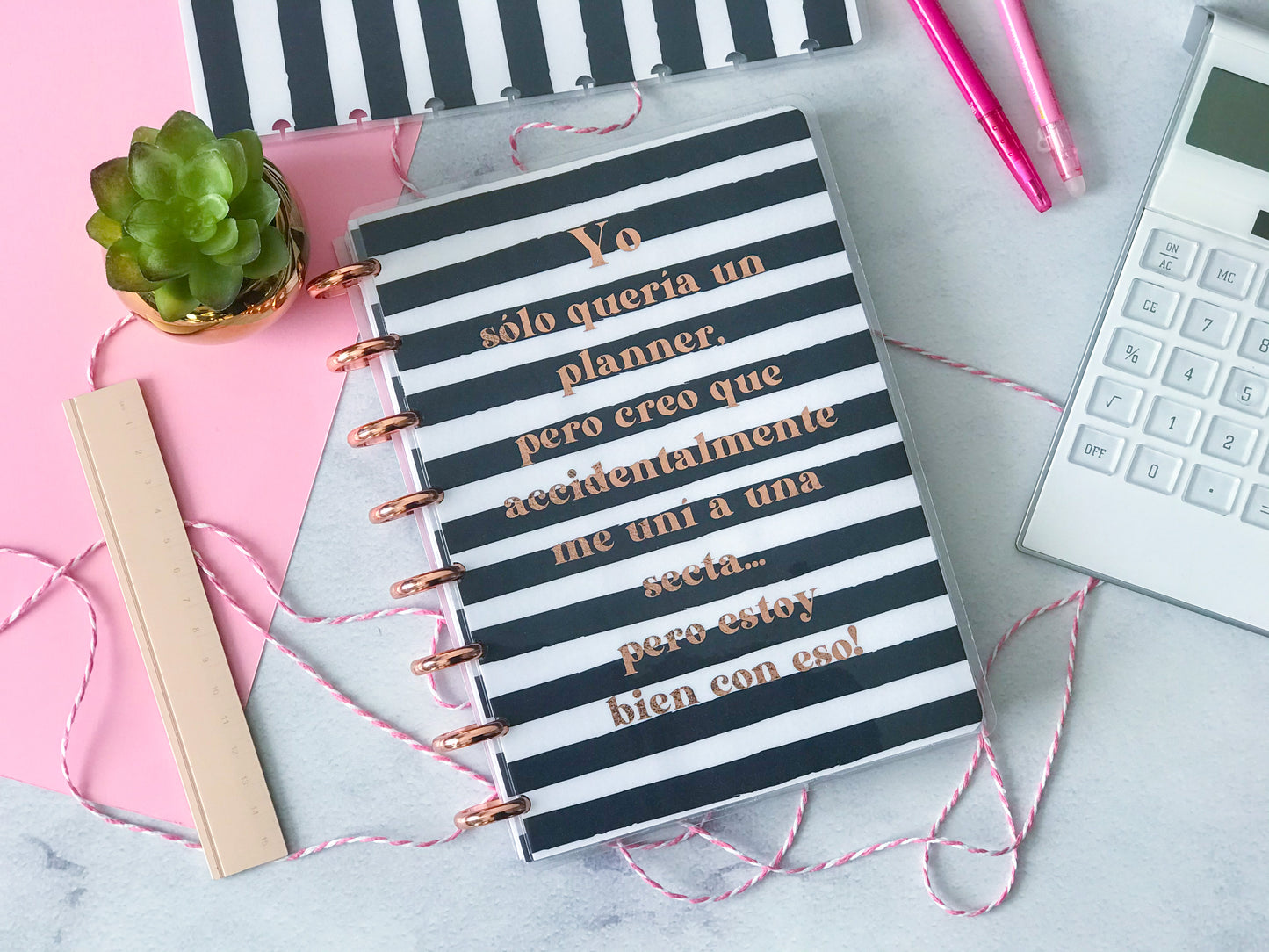 Cuaderno Discos Planner Addict